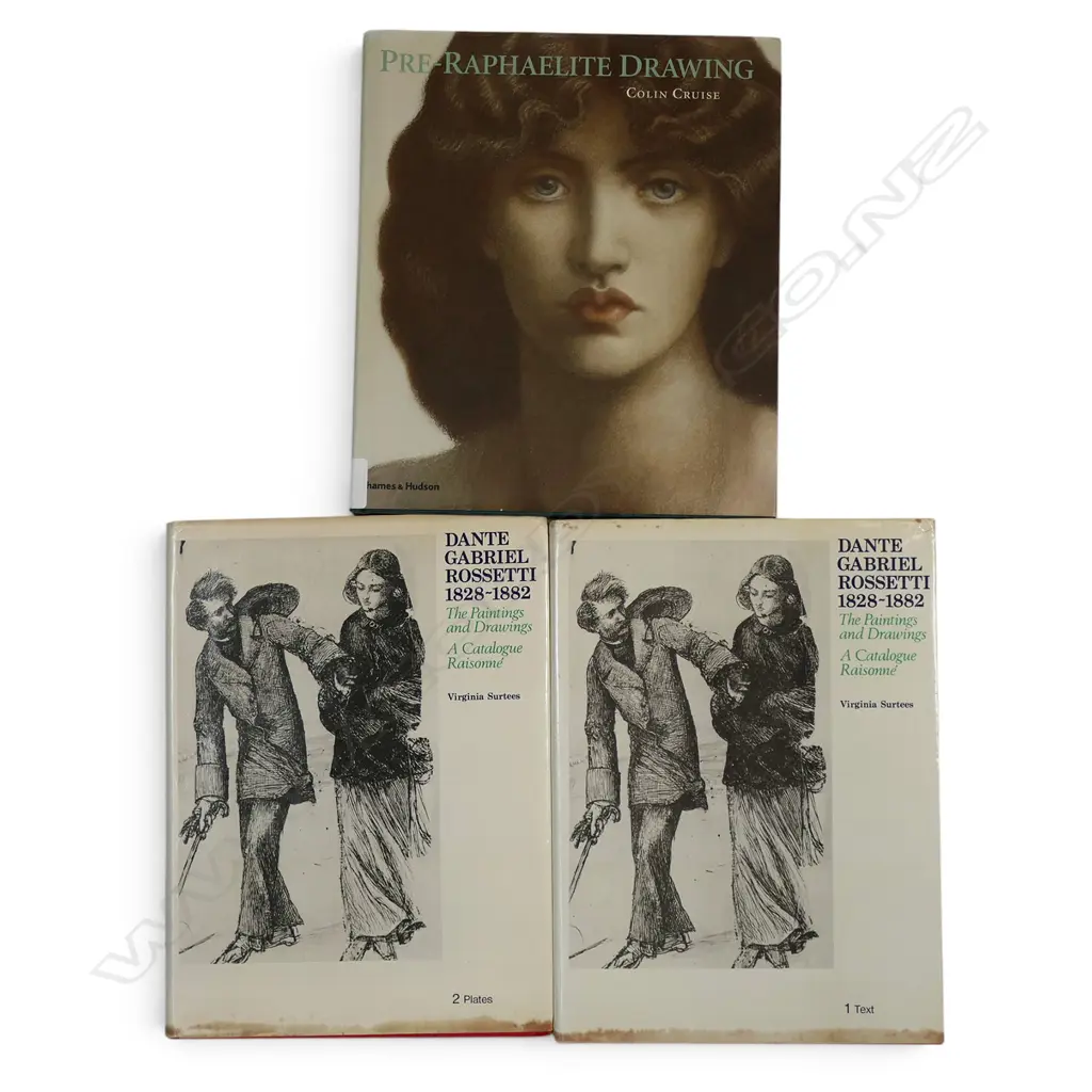 THREE PUBLICATIONS - ROSETTI (2 VOLS) AND PRE RAPHAELITE DRAWING Image 1++